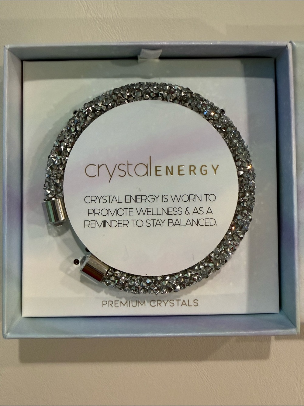 Silver Crystal Bracelet - Premium Crystal Wearable
